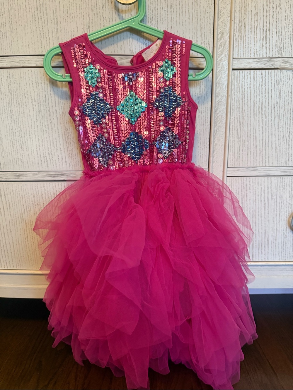 Tutu Du Monde Fuchsia Sequin Party dress